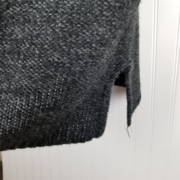 NU Numinou Women's Sweater Dress Bat Wing Scoop Neck Oversized Pocket Marled OS - Picture 4 of 8